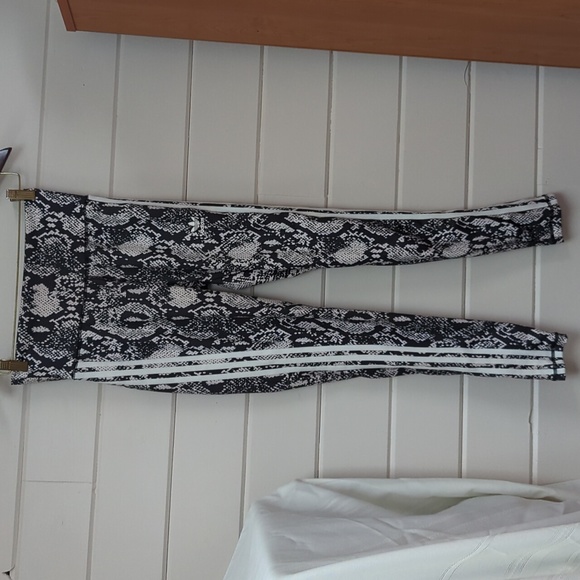 adidas Pants - Adidas leggings, size M , snake skin pattern